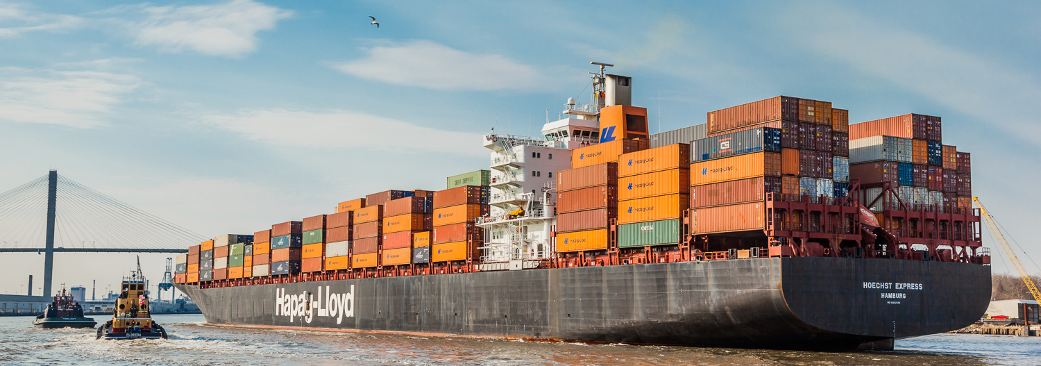 container ship in savannah nurnberg photography